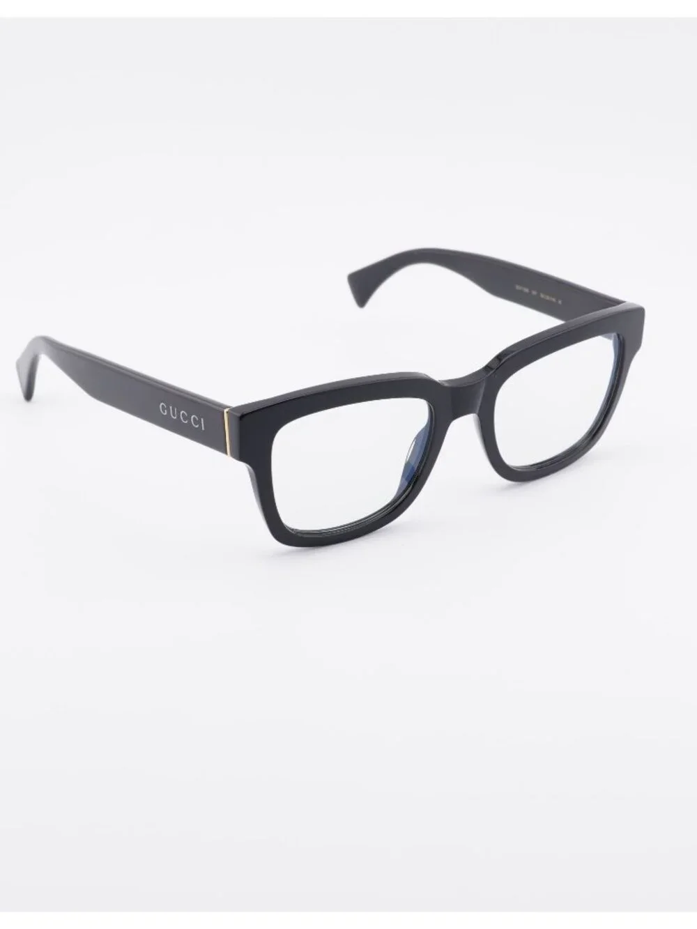 Gucci GG1138S 001 Sunglasses Black Square Frame, Clear to grey Photochromic Lens